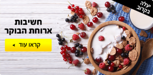 חשיבות ארוחת הבוקר