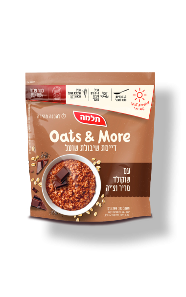 דייסת שיבולת שועל בתוספת חמוציות וזרעי צ'יה