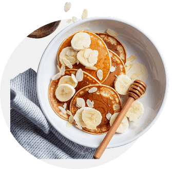 פנקייק בננה שיבולת שועל