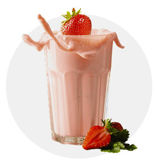 שייק פירות עם חלב או יוגורט